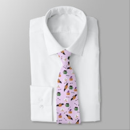 Corbata Trick O Trek Pumpkins Patrón Bat Frankenstein