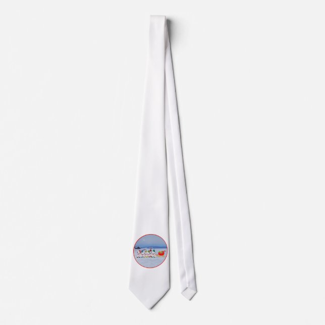 Corbata Trineo de Navidad (Anverso)