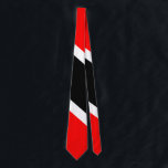 Corbata Trinidad and Tobago<br><div class="desc">Este producto de la tienda de la materia de Trini ofrece la bandera nacional roja, blanca y negra de Trinidad y de Trinidad y Tobago. ¡También visite nuestro homepage de las tiendas para ver otras imágenes y gráficos frescos y emocionantes de Trini creados apenas para usted! La bandera de Trinidad...</div>