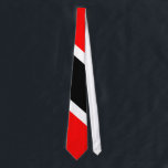 Corbata Trinidad y Tabago<br><div class="desc">Este producto de la tienda Trini Stuff presenta la bandera nacional roja, blanca y negra de Trinidad y Tobago. Visita también la página de inicio de nuestras tiendas para ver otras interesantes y atractivas fotos y gráficos trinitenses creados sólo para ti! La bandera de Trinidad y Tobago fue elegida para...</div>