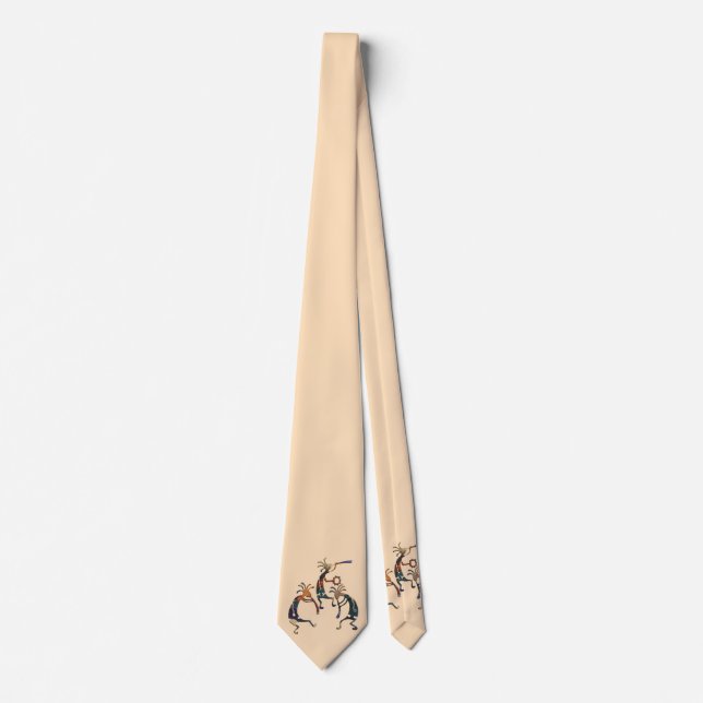 Corbata Trío musical de KOKOPELLI + tus ideas (Anverso)