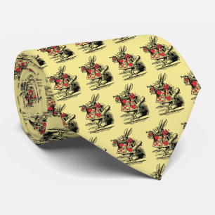 Corbata Trompetista Conejo Blanco Alice Adv en Wonderland