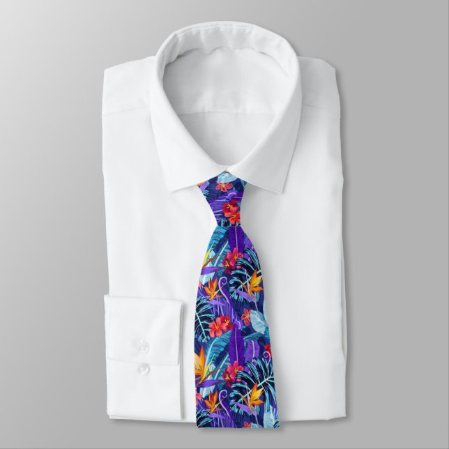 Corbata Trópicos Purpura (Atado)
