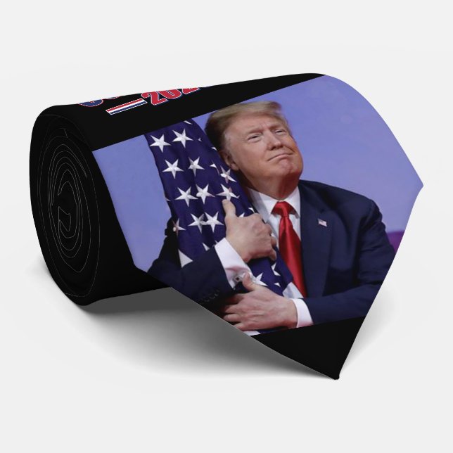 Corbata Trump 2020 El Gran Regreso Americano (Enrollado)