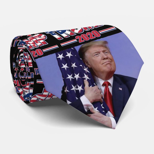 Corbata Trump 2020 Mantenga a Estados Unidos grande (Enrollado)