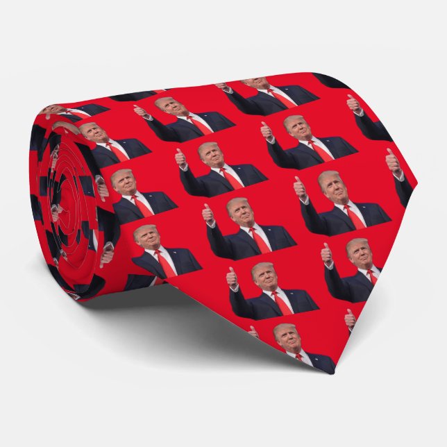 Corbata Trump 45-47 (Enrollado)