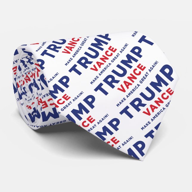 Corbata Trump Vance (Enrollado)