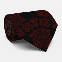 Corbata Tudor Rosa Damask (Rojo)