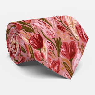 Corbata Tulipán Impreso Padrino de Boda