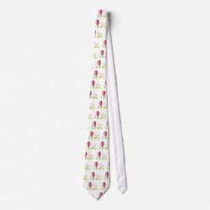 Corbata tulipán rojo, feliz día de la madre