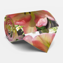 Corbata Tulipán rosa y amarillo