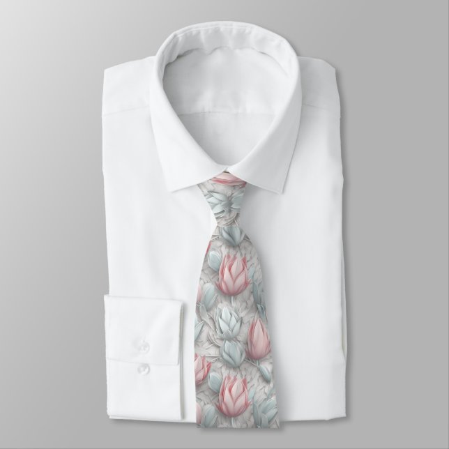 Corbata tulipanes 3d (Atado)