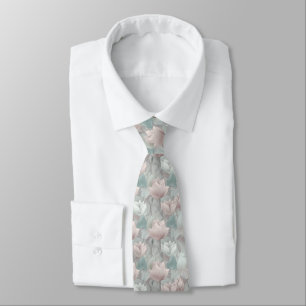 Corbata tulipanes 3d
