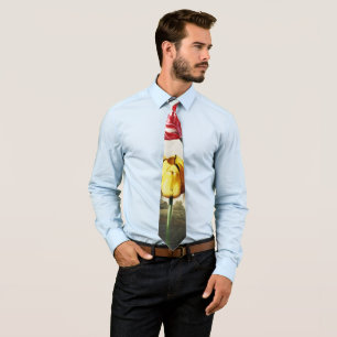 Corbata Tulipanes Multicolor al Estilo Regencia Malhumorad