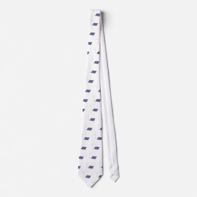 Corbata Turbina de viento y el panel solar (Anverso)