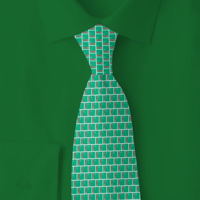 Corbata Turkmenistan Flag Brick Pattern (Subido por el creador)