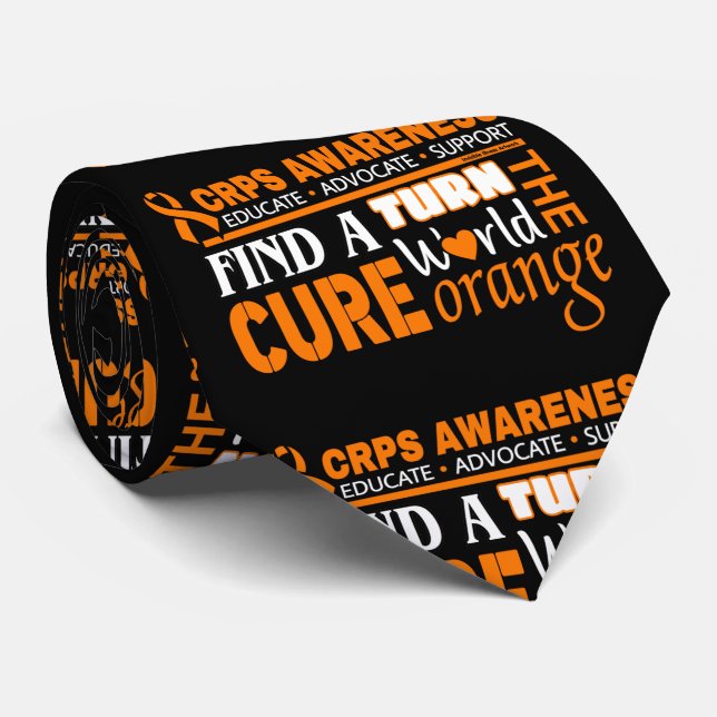 Corbata Turn the World Orange...CRPS (Enrollado)
