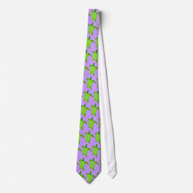 Corbata Turtles-103 verde (Anverso)