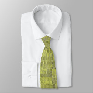 Corbata Tweed amarillo