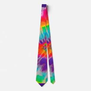 Corbata Tye-Dye-3 de la cola