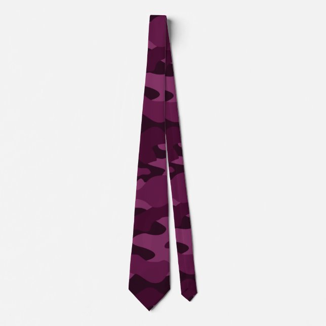 Corbata Tyrian Purple Monocolor Camo (Anverso)