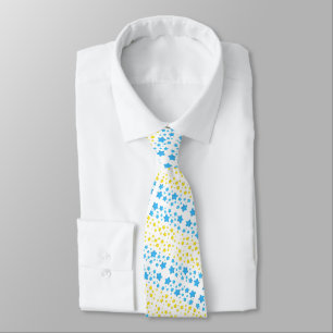Corbata Ucrania - Libertad - Bandera ucraniana - Paz