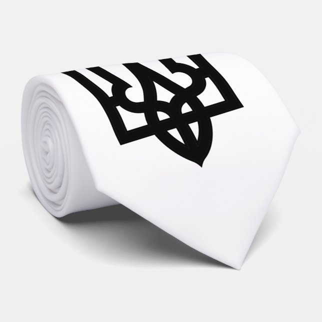 Corbata Ucraniano Tryzub (Enrollado)