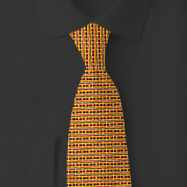 Corbata Uganda Flag Brick Pattern