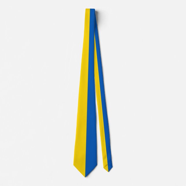Corbata Ukrainian flag. Support Ukraine.  (Anverso)