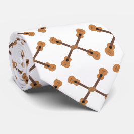 Corbata Ukulele Music Instrument (blanco)