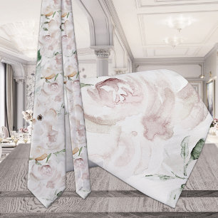 Corbata Ultra Rubor Garden Peony Boda Cuello