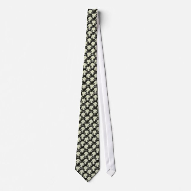 Corbata Ultramodern Glamour Tie, Marfil (Anverso)