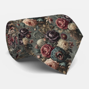 Corbata 🩸 Un Bloom Intimidante - Victoria Gótica