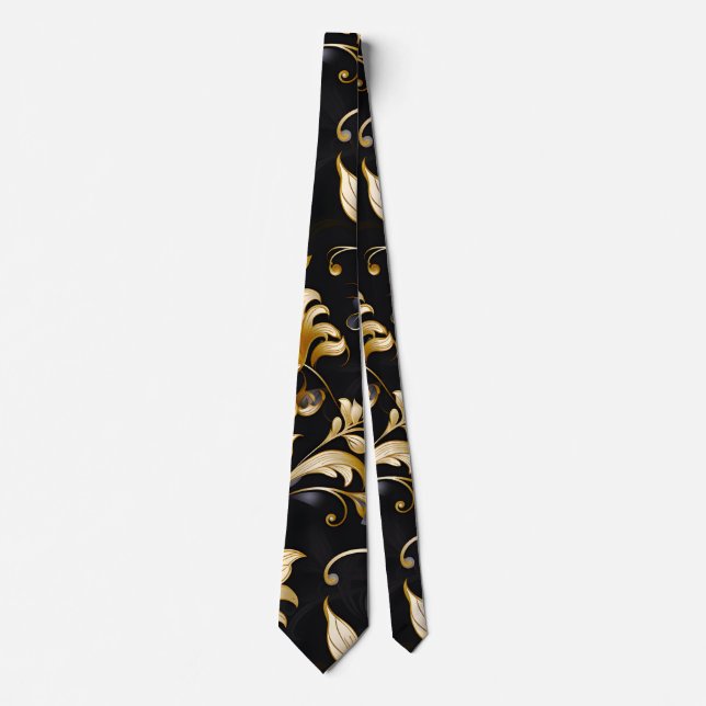 Corbata Un diseño de serie floral para bodas 4 (Anverso)