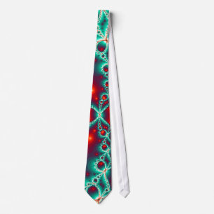 Corbata ¡Un lazo del fractal del navidad! Diseño F2