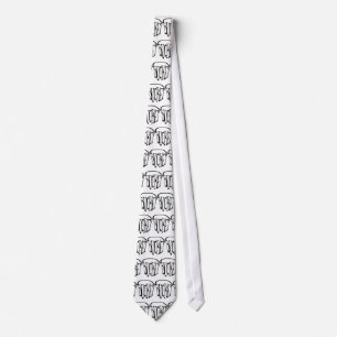 Corbata Una gota en un balde