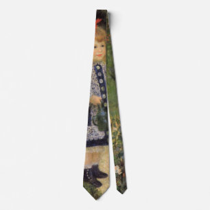 Corbata Una niña con regadera de Pierre Renoir