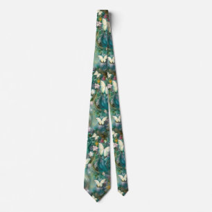 Corbata Una serie de mariposas místicas Diseño 3