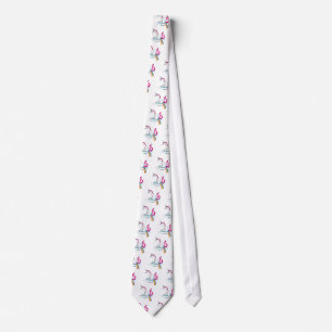 Corbata Unicorn pooping Rainbow - unicornio pubst arcos