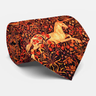 CORBATA UNICORN Y DEER,FLORES,ANIMALES FORESTALES