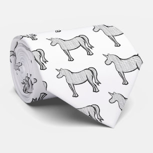 Corbata Unicornio binario