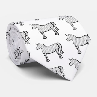 Corbata Unicornio binario
