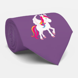 Corbata Unicornio mágico con alas