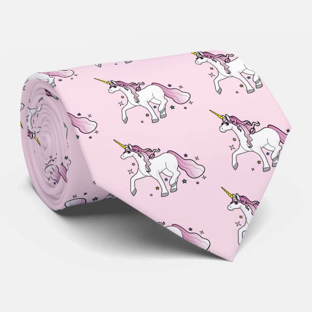 Corbata Unicornio que corre a través de las estrellas (Enrollado)