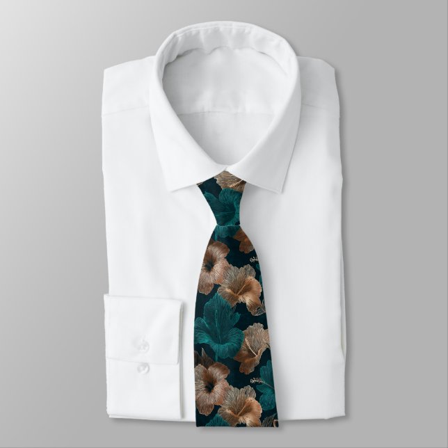 Corbata Unique Birthday Gifts For Boyfriend Tropical Flowe (Atado)