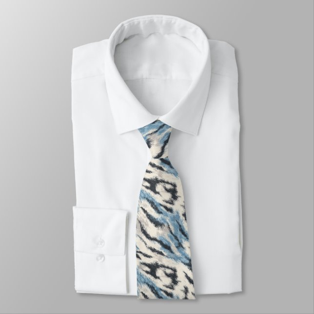 Corbata Unique Menswear Ties Tiger Print (Atado)