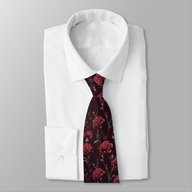Corbata Unique Valentine Gifts For Him Carnation Flower (Atado)