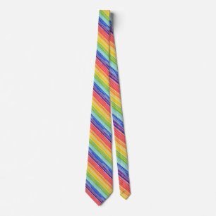 Corbata Untids rainbow strips