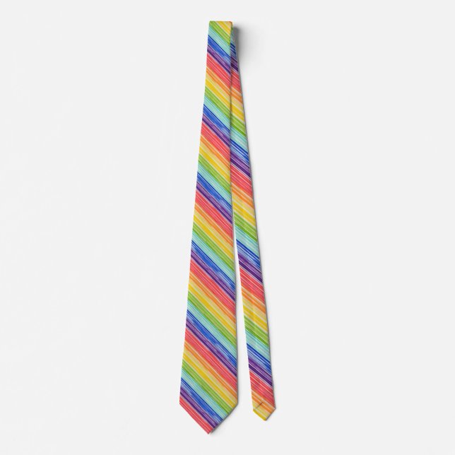 Corbata Untids rainbow strips (Anverso)