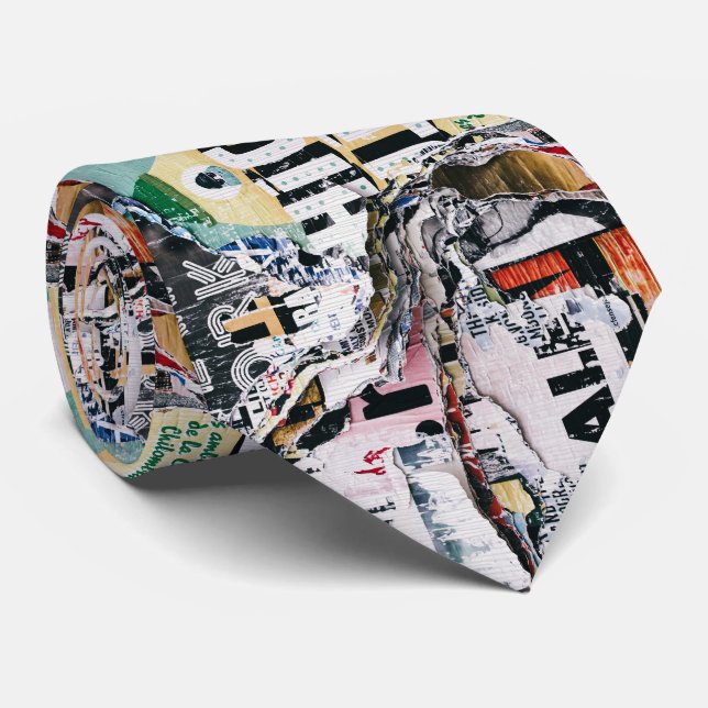 Corbata Urban Decay – Collage Grunge (Enrollado)